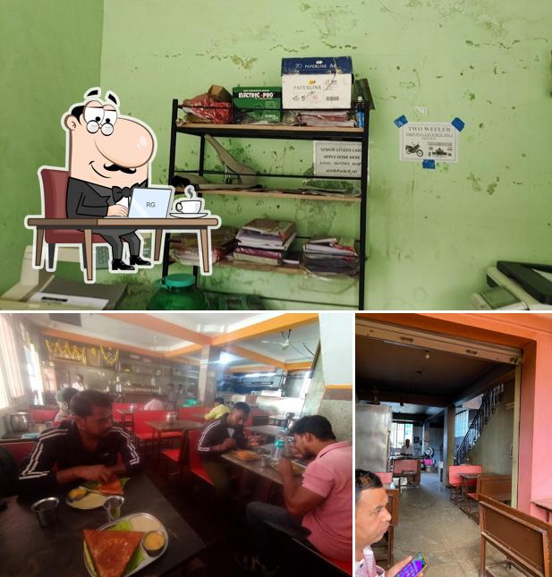 The interior of Hotel Ganesh