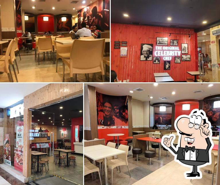 The interior of KFC