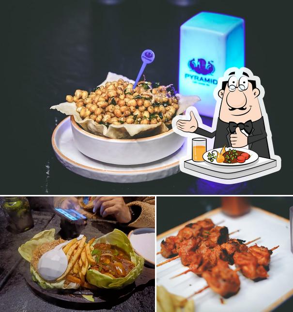 Meals at Pyramid Ludhiana Cafe Lounge Bar Microbrewery Nightclub Sky bar Restaurant