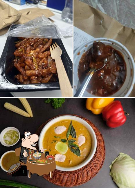The photo of food and interior at Chinese Chengdu