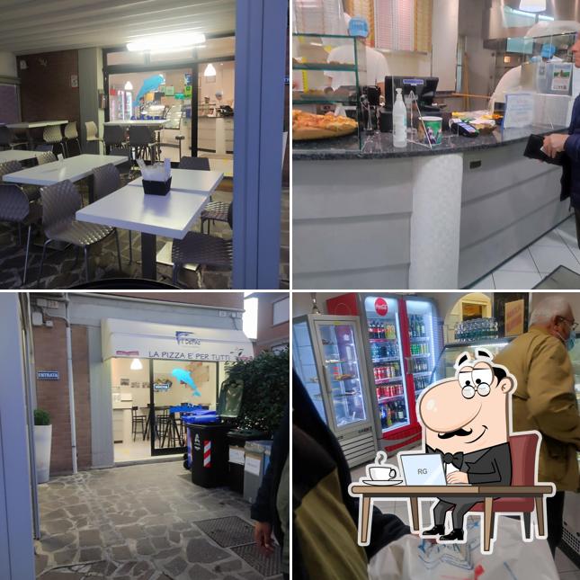 Gli interni di Il Delfino Pizzeria