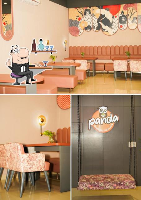 The interior of Panda Oriental Food Bar