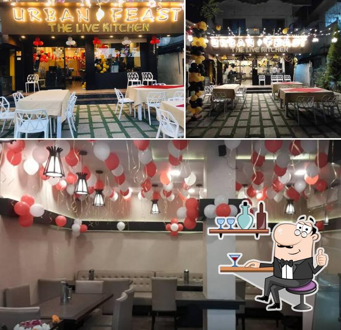 The interior of Urban Feast The Live Kitchen