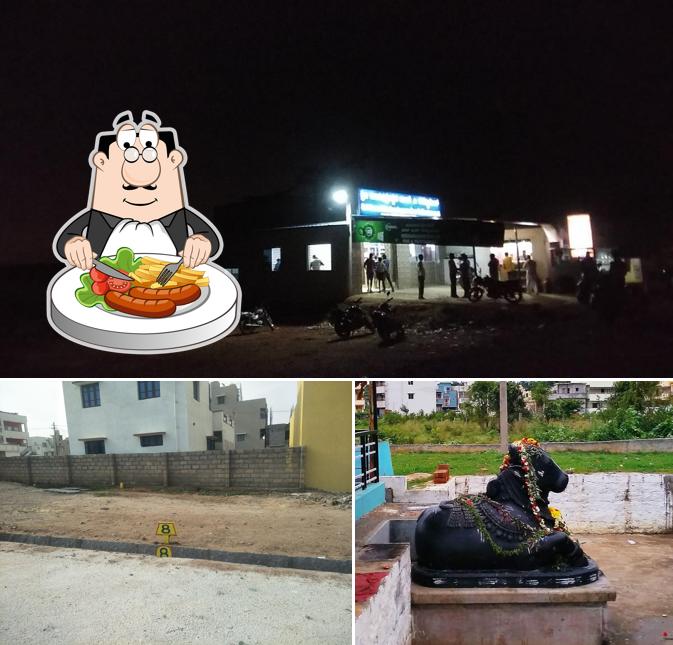 Take a look at the photo showing food and exterior at sri veerabhadreshwara bar and restaurant
