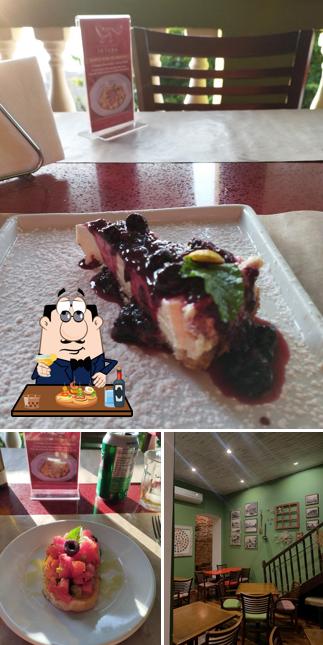 Bruschettas em Restaurante La Lupa