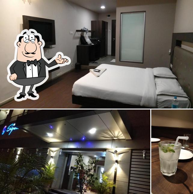 The image of interior and beverage at Hotel Signature - Family Restaurant