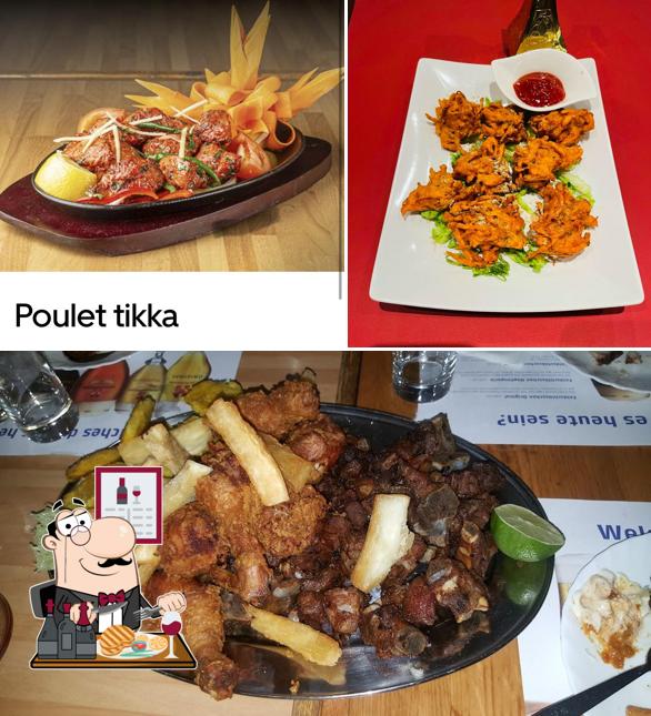 Prenditi piatti di carne dal menu