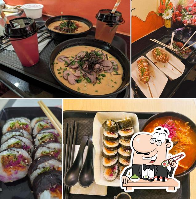 Treat yourself to sushi at Ajumma’s Kimbap