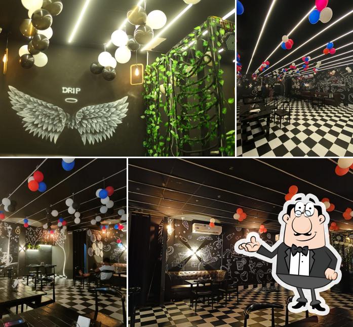 The interior of Drip Cafe & Restaurant