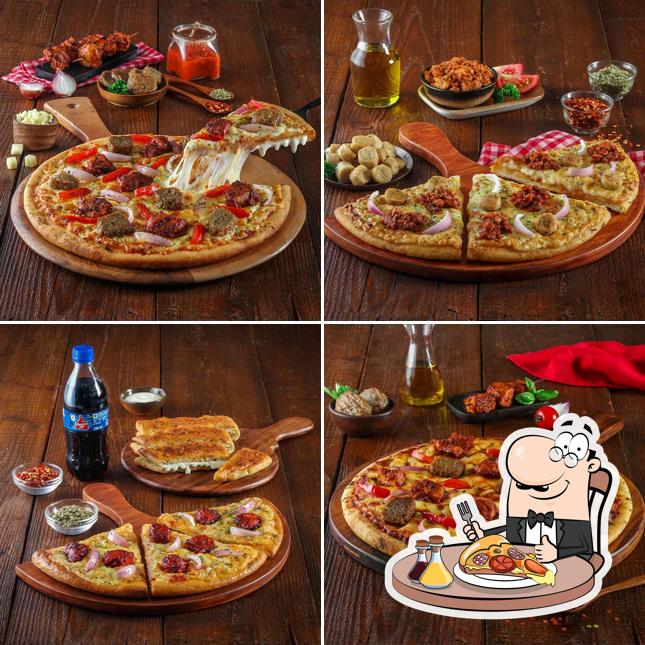Pick different types of pizza