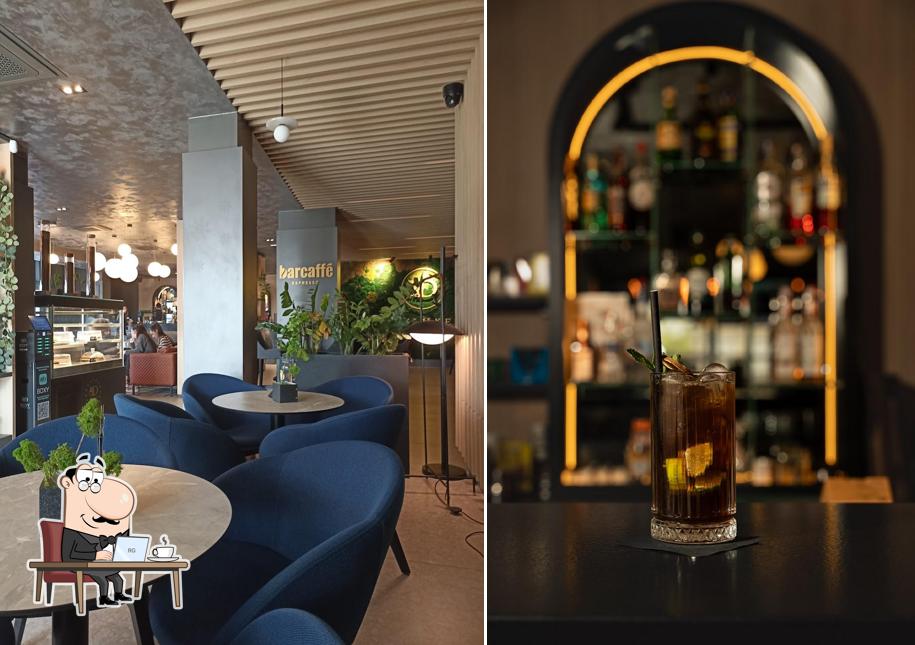Gli interni di Deluxe bar & lounge