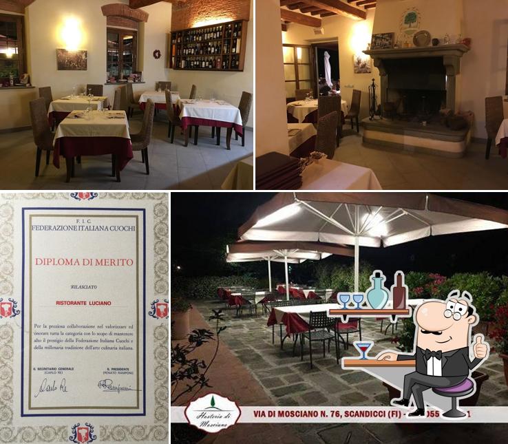 Gli interni di L'Hosteria Di Mosciano