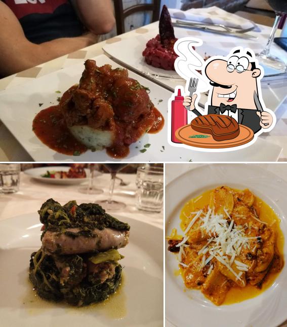 Prenditi i piatti di carne a Osteria della Via Appia Ferrucci