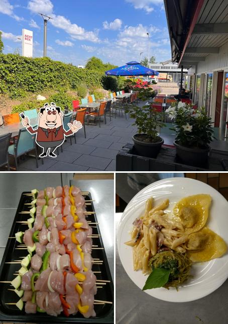 Questa è la foto che raffigura la cibo e interni di Restaurant Tenniscenter