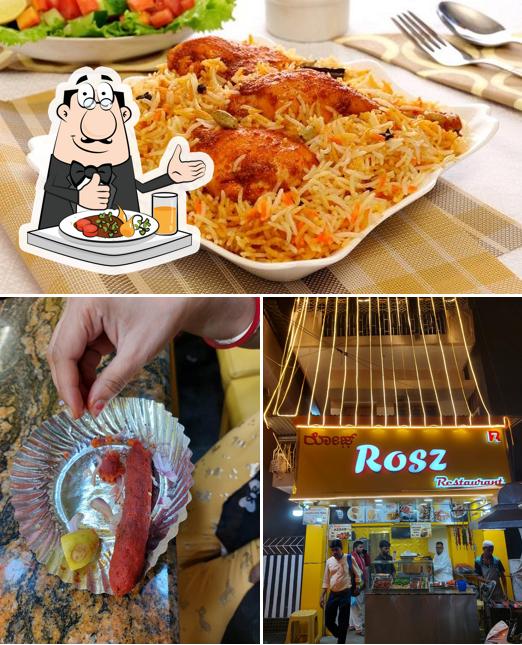 Food at Rosz Restaurant