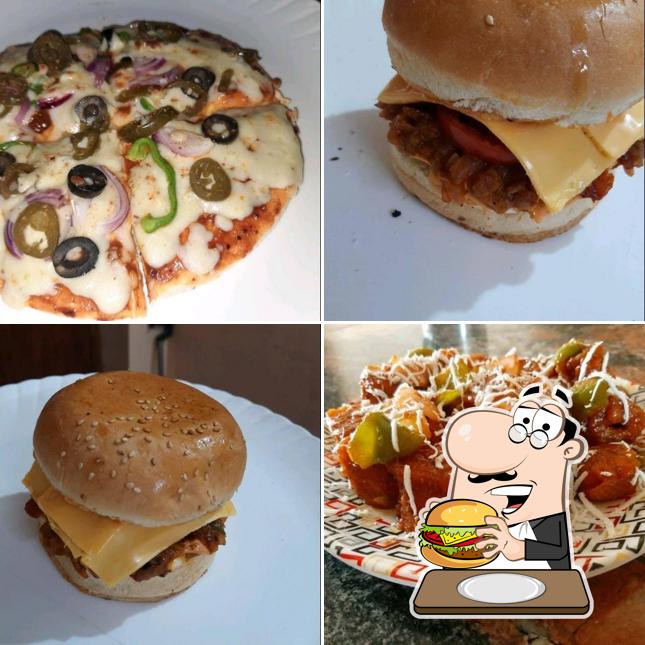 Get a burger at The Burger Bros