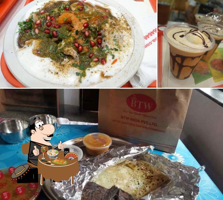 Among various things one can find food and beverage at BTW