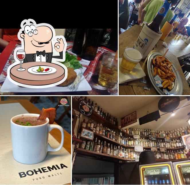 Comida em Bar Caldeira
