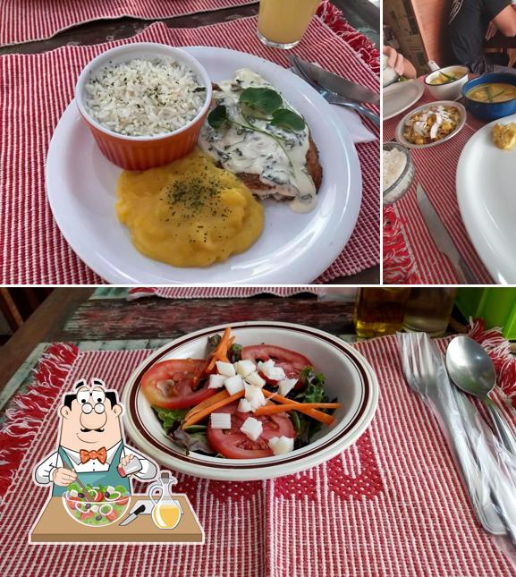 Salada grega em Barraca da Lu Lu