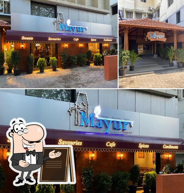 The exterior of Mayur Sweets, Spices & Cafe (Unit of Annalakshmi SSS)