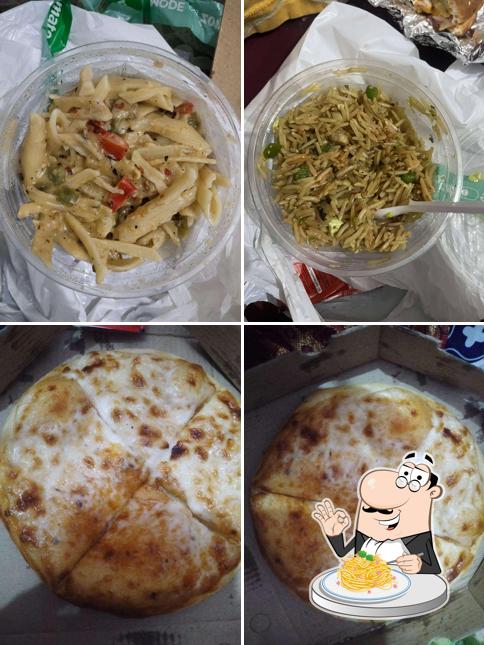 Spaghetti carbonara at Pizza Wheels