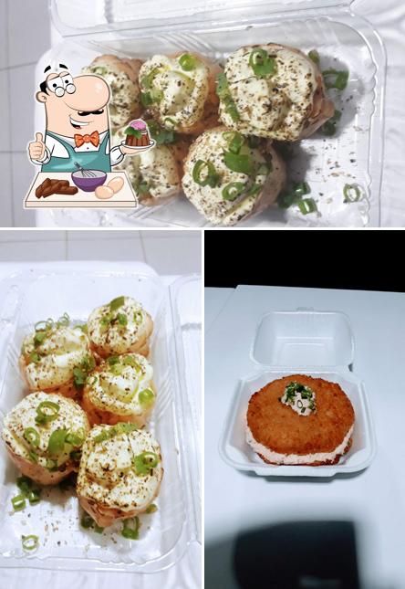 Sombra sushi bar provê uma escolha de pratos doces