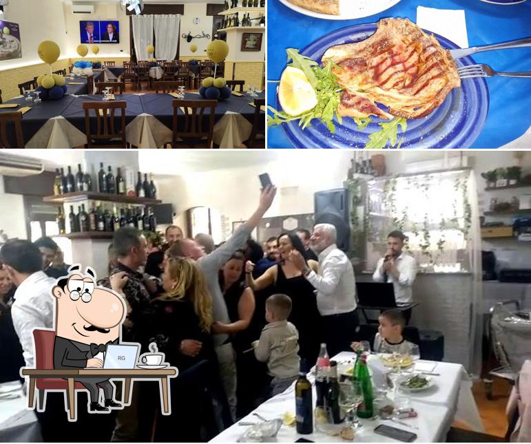 Tra le varie cose da Ristorante e Pizzeria Da Don Paolo si possono trovare la interni e cibo