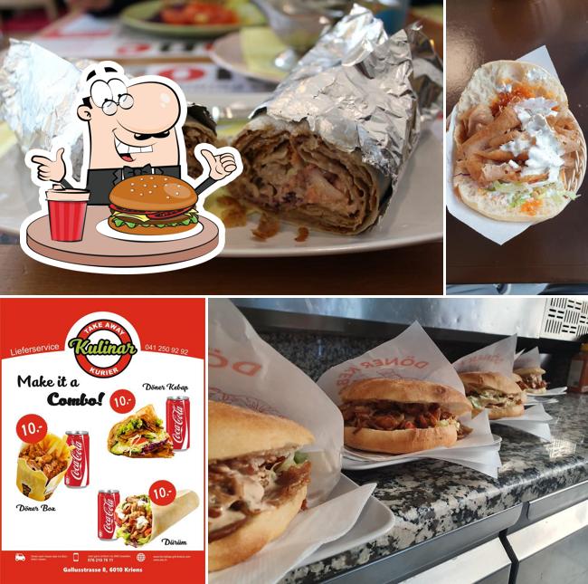 Ordina un hamburger a Kulinar Kebab & Pizza