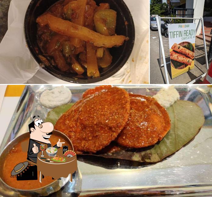 The picture of Cafe Pramadham’s food and exterior