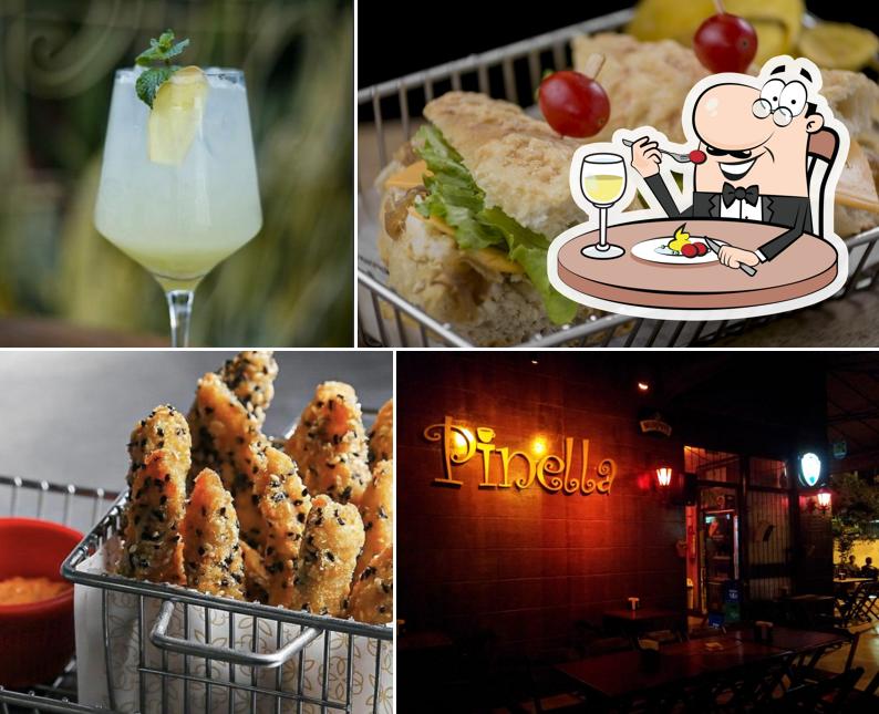 Platos en Pinella Bar