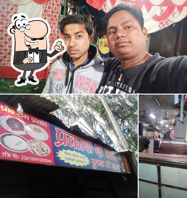 The interior of Prakash Dhaba