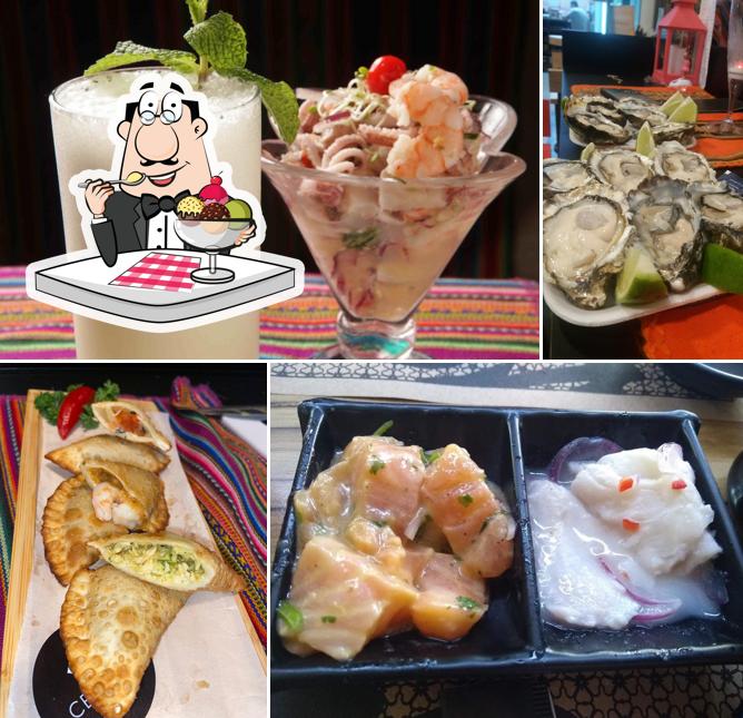 Ceviche Da Fabi Mercado de Produtores Uptown serve uma escolha de pratos doces