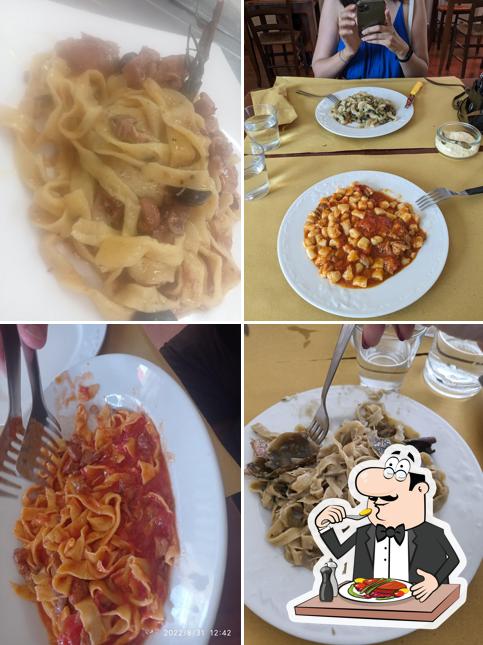 Tagliatelle al Hostaria Da Bacco