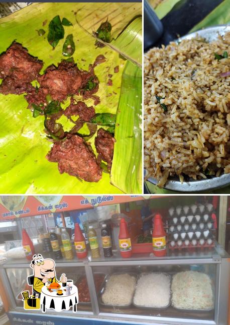 Food at Karaikudi Achi Mess