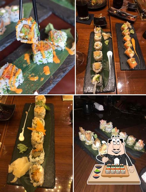 Pick various sushi options