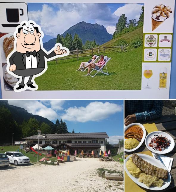 Siediti a un tavolo di Malga Doss del Bue - cucina tipica casalinga