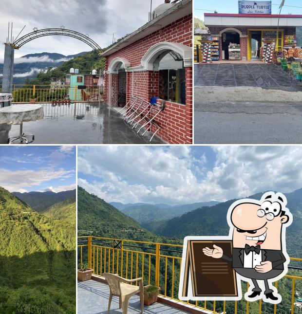 Purple turtle River Mountain view cafe