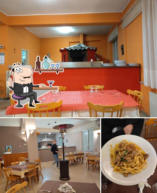 Guarda la foto che mostra la interni e cibo di Ristorante La Quercia