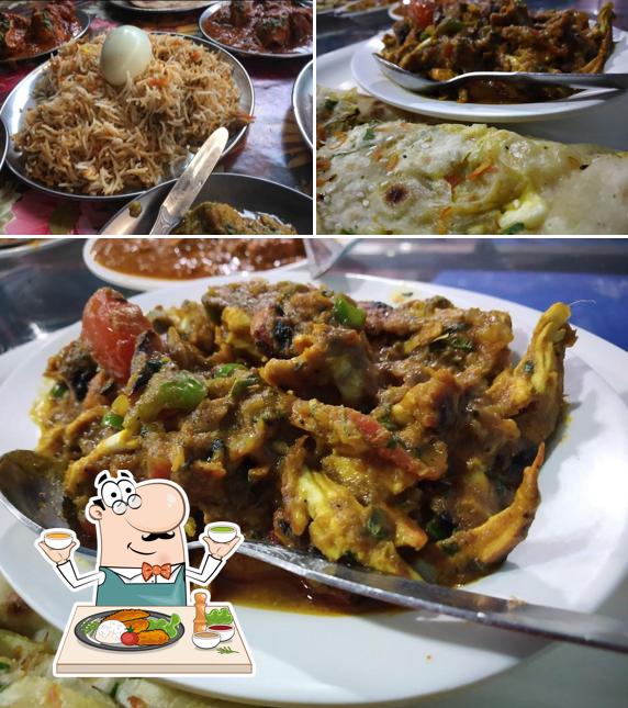 Food at Old Scholars hotel