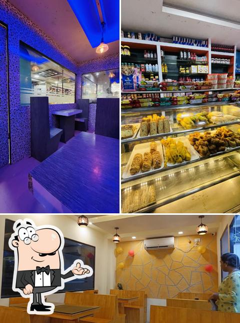 The interior of Thriveni Bake World Kadakkal