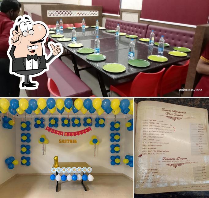 The interior of Barbequeen Restaurant(Gugai)