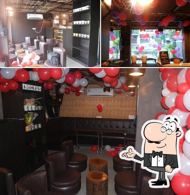 The interior of Brewbakes Cafe
