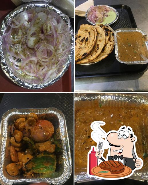 Pick meat meals from the menu