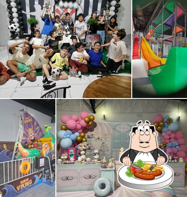 Platos en Buffet Fabrica da Alegria