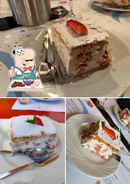 Buvette de la Plage Tannay - Restaurant terrasse propone un'ampia selezione di dessert