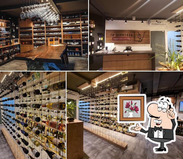 Veja imagens do interior do La Vinoteca Emporium & Bistrô