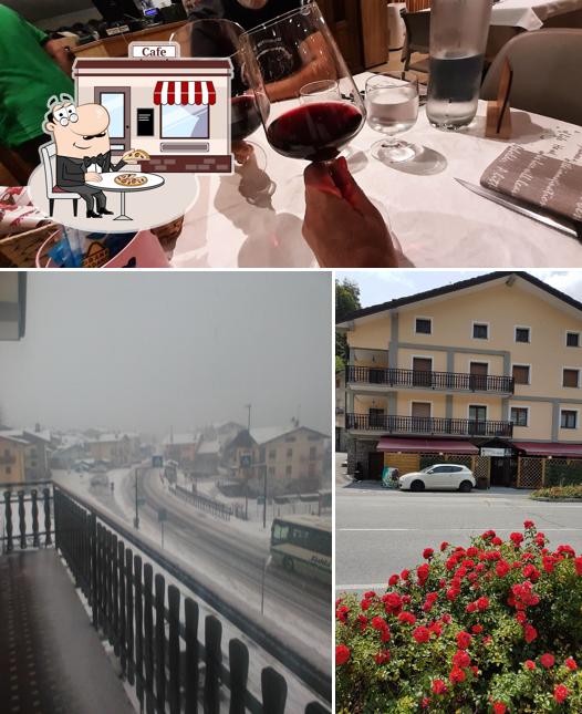 Tra le diverse cose da Osteria Del Viandante si possono trovare la esterno e cibo