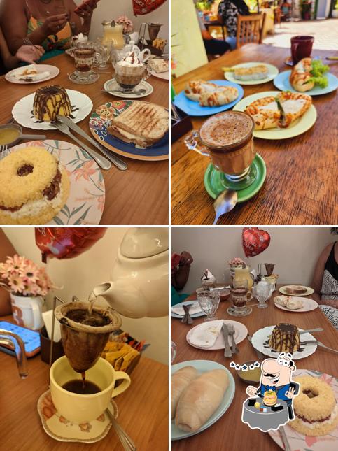 Comida em Café Quentim Cafeteria