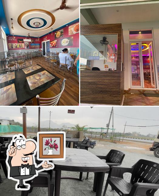 The interior of Happi Family Dhaba