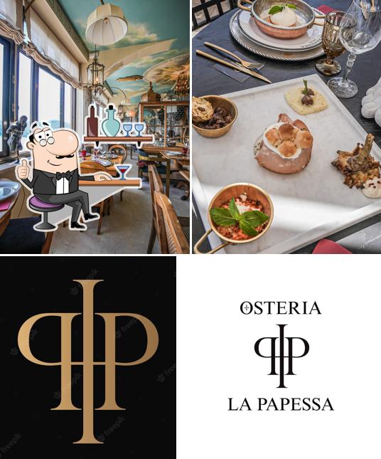 Gli interni di La Papessa Ristorante • Vista Lago